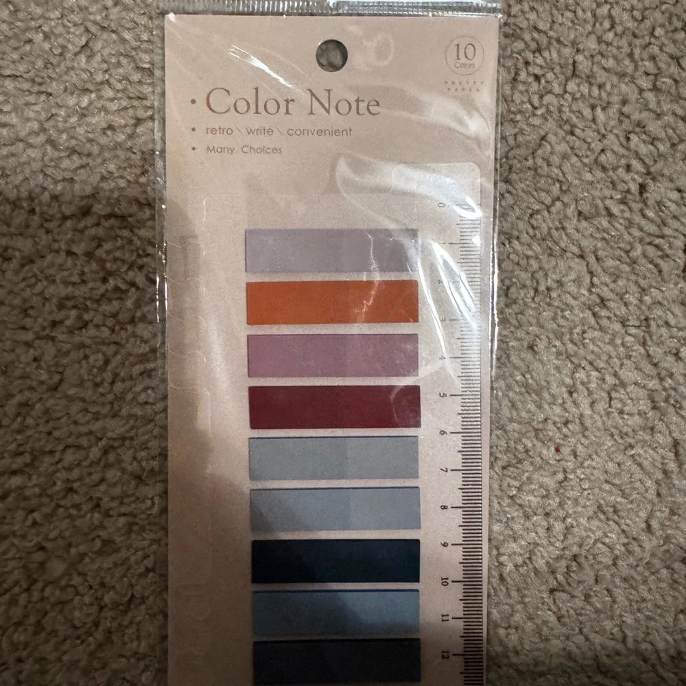 Colorful Sticky Note Set